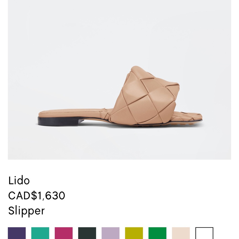 Bottega Veneta Lido slide